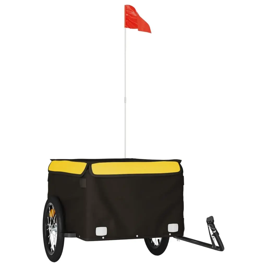Bike Trailer for Cycling 45kg Load Capacity Iron Cargo Transport