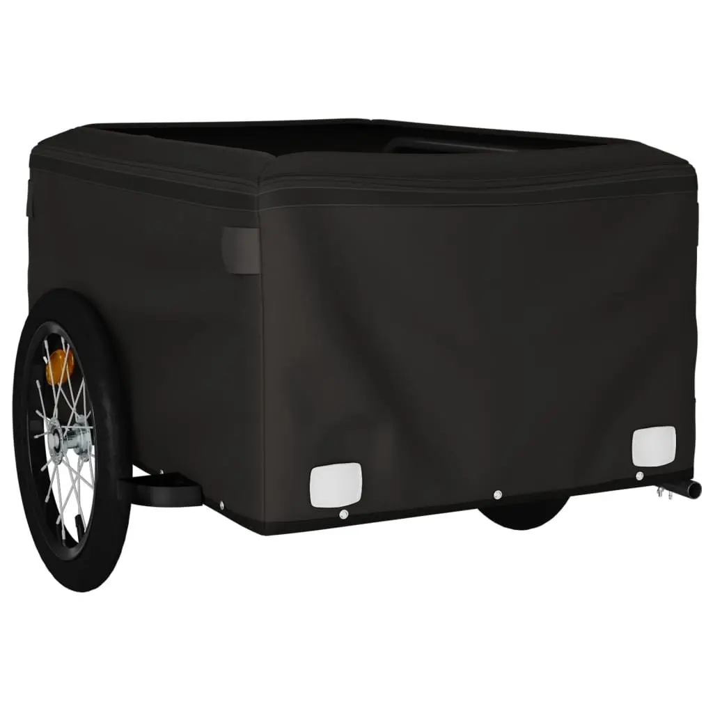 Bike Trailer for Cycling 45kg Load Capacity Iron Cargo Transport