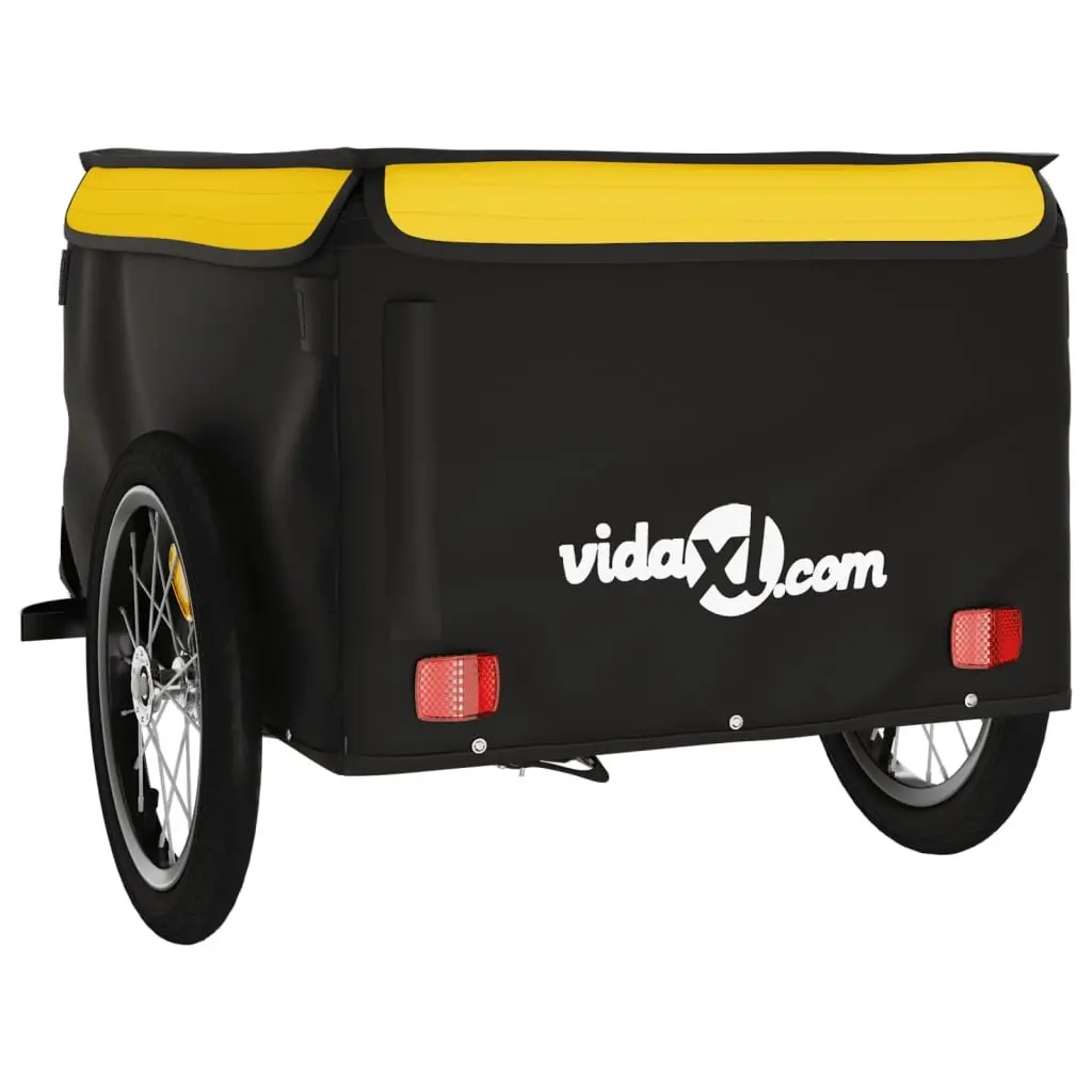 Bike Trailer for Cycling 45kg Load Capacity Iron Cargo Transport