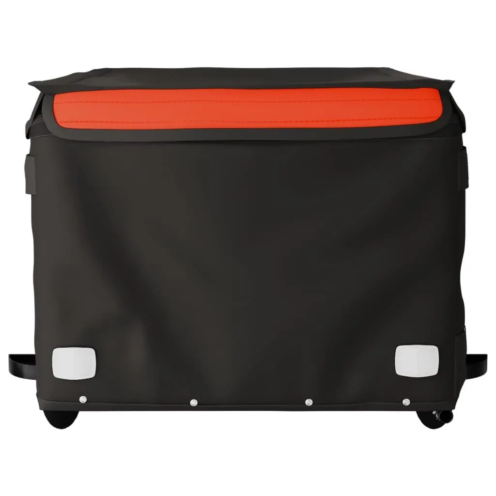 Bike Trailer Black 45kg Cargo Cart Heavy Load Bicycle Hauler Tow Bar Safety
