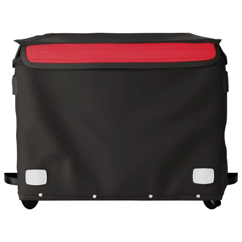 Bike Trailer for Cycling Black Iron Heavy Duty Cargo Cart