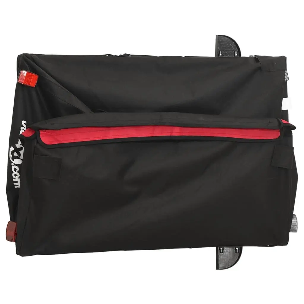 Bike Trailer for Cycling Black Iron Heavy Duty Cargo Cart
