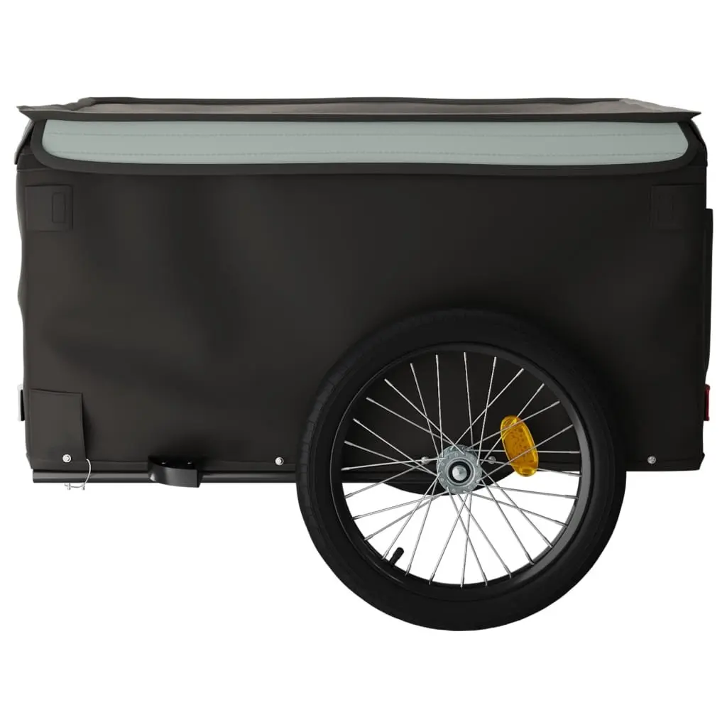 Bike Trailer for Hauling Cargo 45kg Load Capacity Heavy Duty Iron Construction