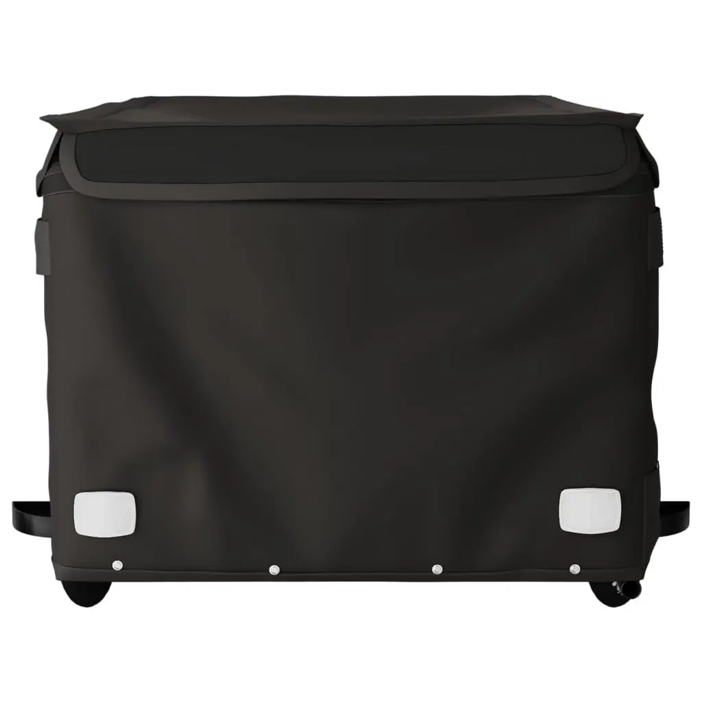 Bike Trailer Black Heavy Duty Cargo Cart for Bicycle 45kg Capacity