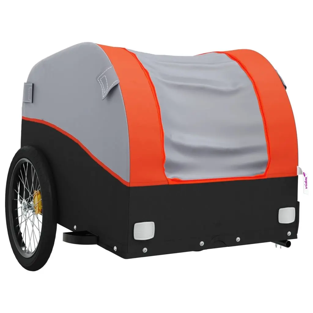Bike Trailer for Cycling Heavy Duty Iron 45 kg Cargo Cart