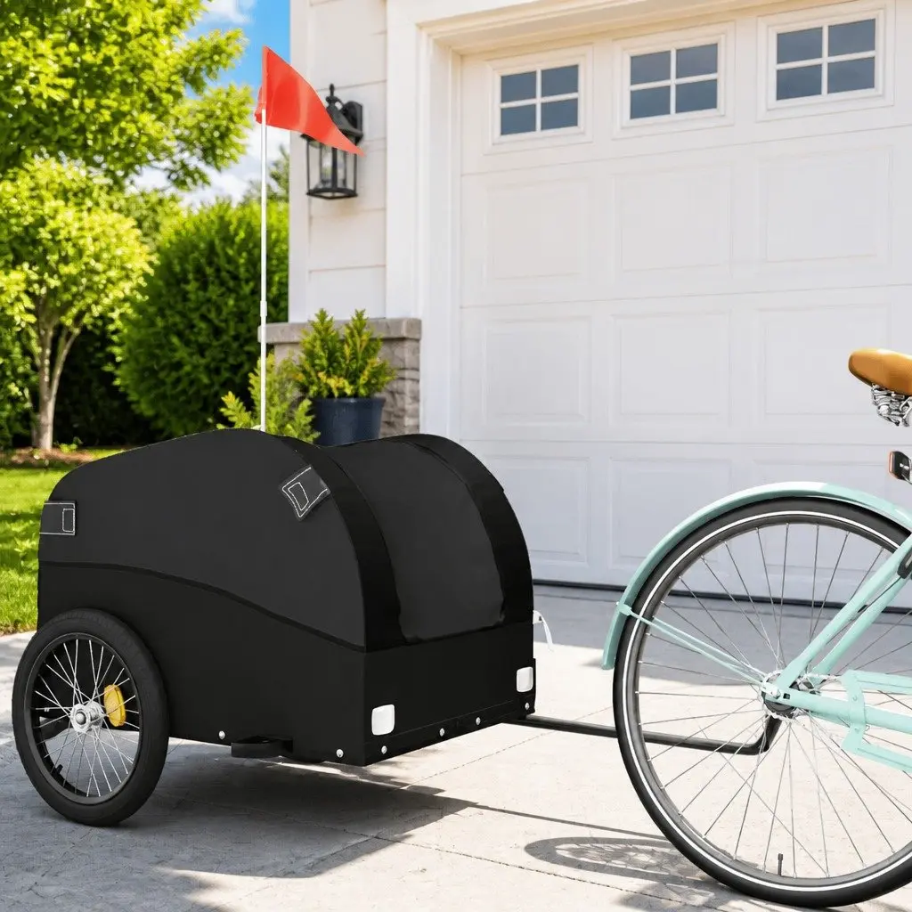Heavy-Duty Bike Trailer with 45 kg Capacity