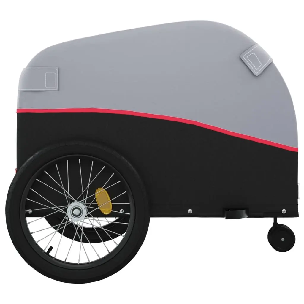 Bike Trailer Heavy Duty Cargo Transport Iron 45kg Load Capacity