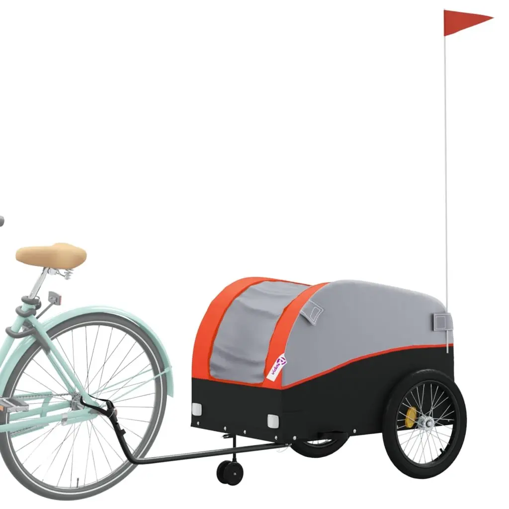 Bike Cargo Trailer with Iron Construction, 45kg Capacity