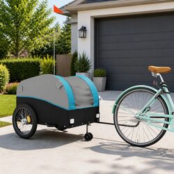 Bike Trailer Specifications: Iron Frame, 45kg Capacity
