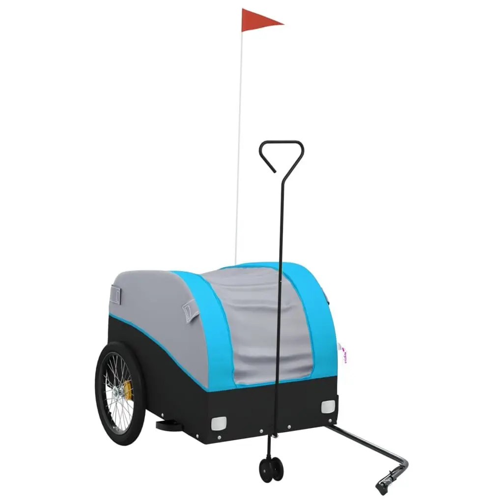 Bike Trailer 45kg Load Capacity Iron Heavy Duty Cargo Cart Bicycle Hauling