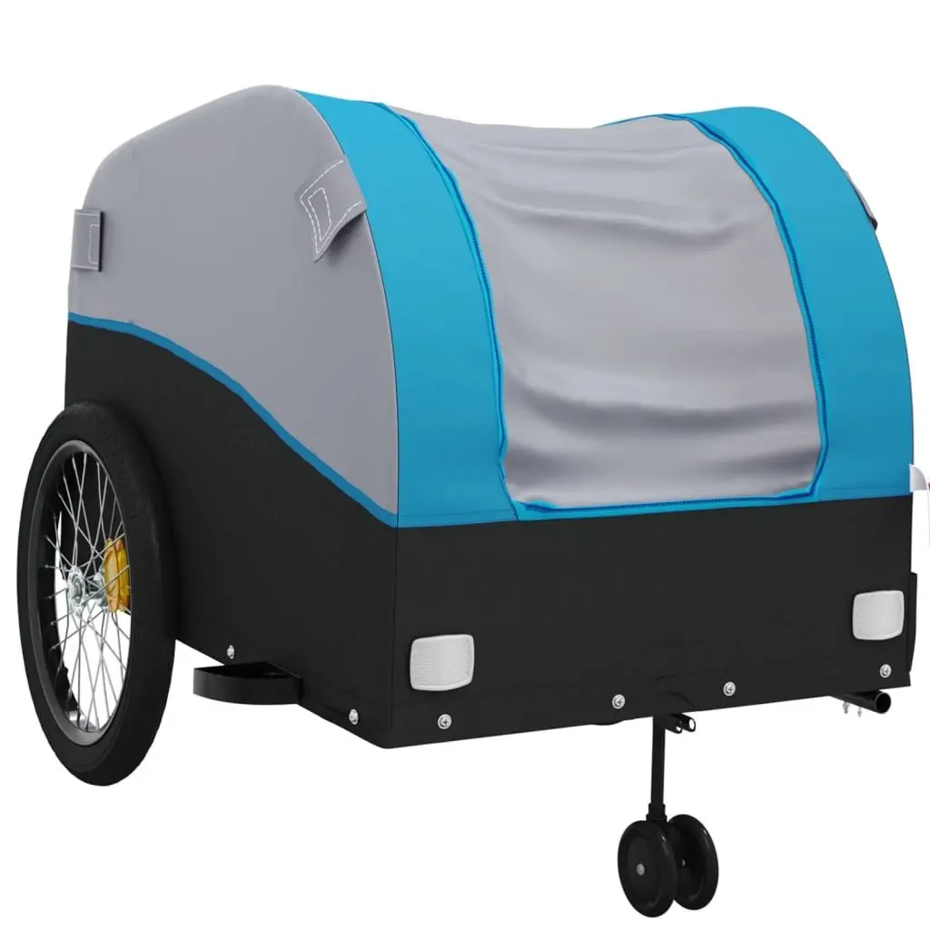 Bike Trailer 45kg Load Capacity Iron Heavy Duty Cargo Cart Bicycle Hauling