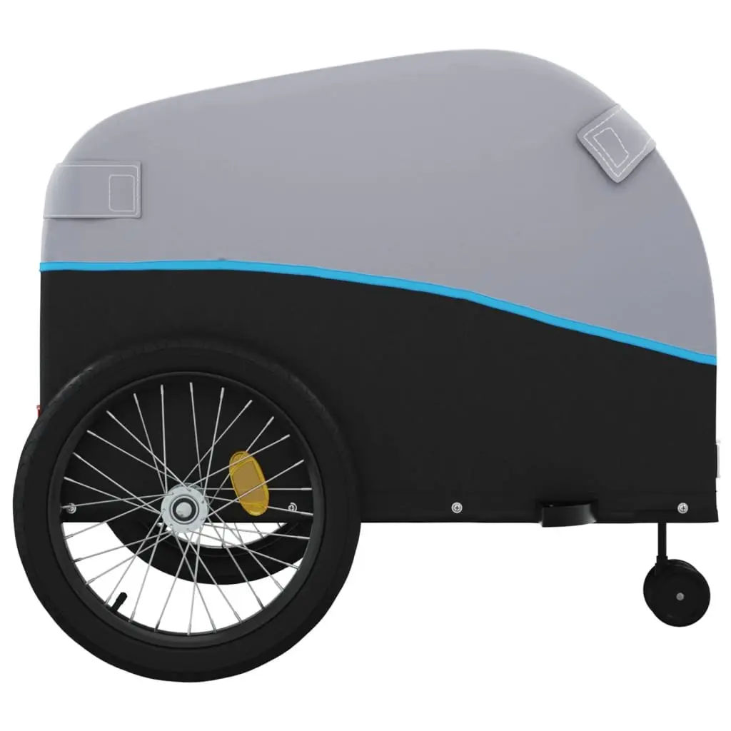 Bike Trailer 45kg Load Capacity Iron Heavy Duty Cargo Cart Bicycle Hauling