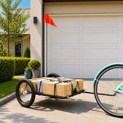 Specifications of Black Bicycle Cargo Trailer