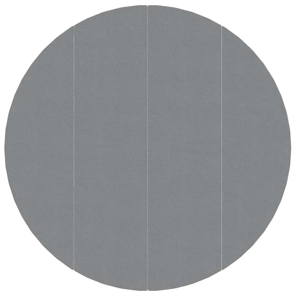 Pool Ground Cloth Grey Ø428cm Polyester Geotextile Liner Protection Cushioning