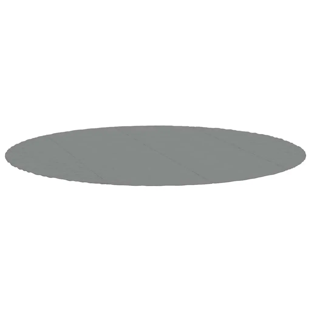 Protective Liner Pool Ground Cloth Ø458 cm Round Light Grey Polyester Geotextile for Swimming Pool Floor