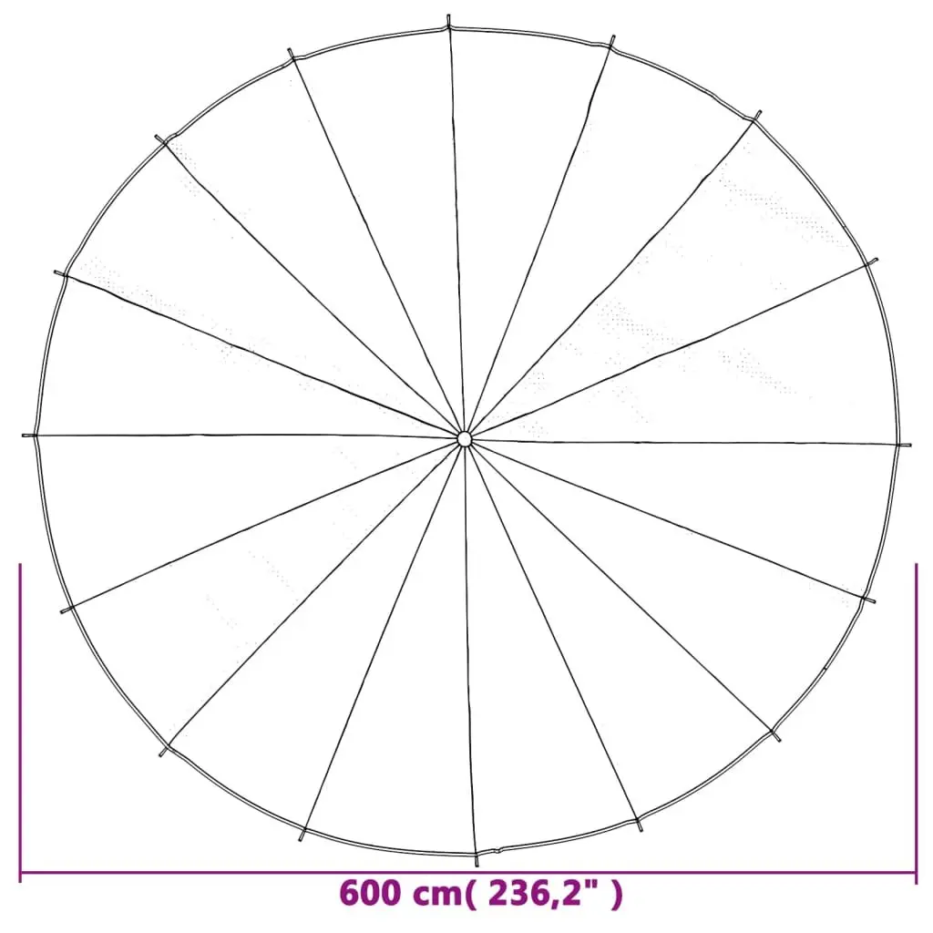 Kids Play Parachute for Group Activities 6m Diameter Rainbow Parachute with 16 Handles