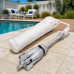 Specifications of the 8kg Cast Iron Folding Anchor with Rope