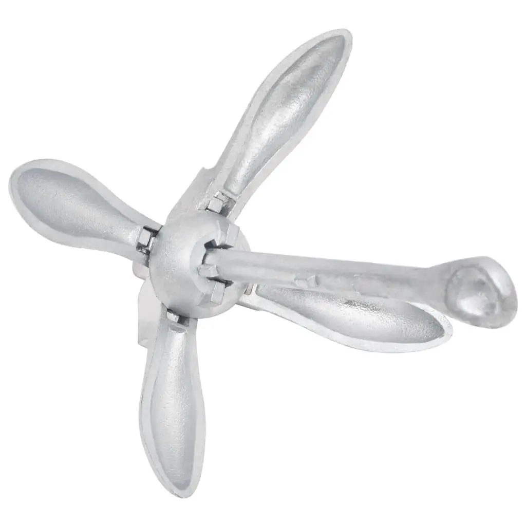 8kg Cast Iron Folding Anchor with Rope