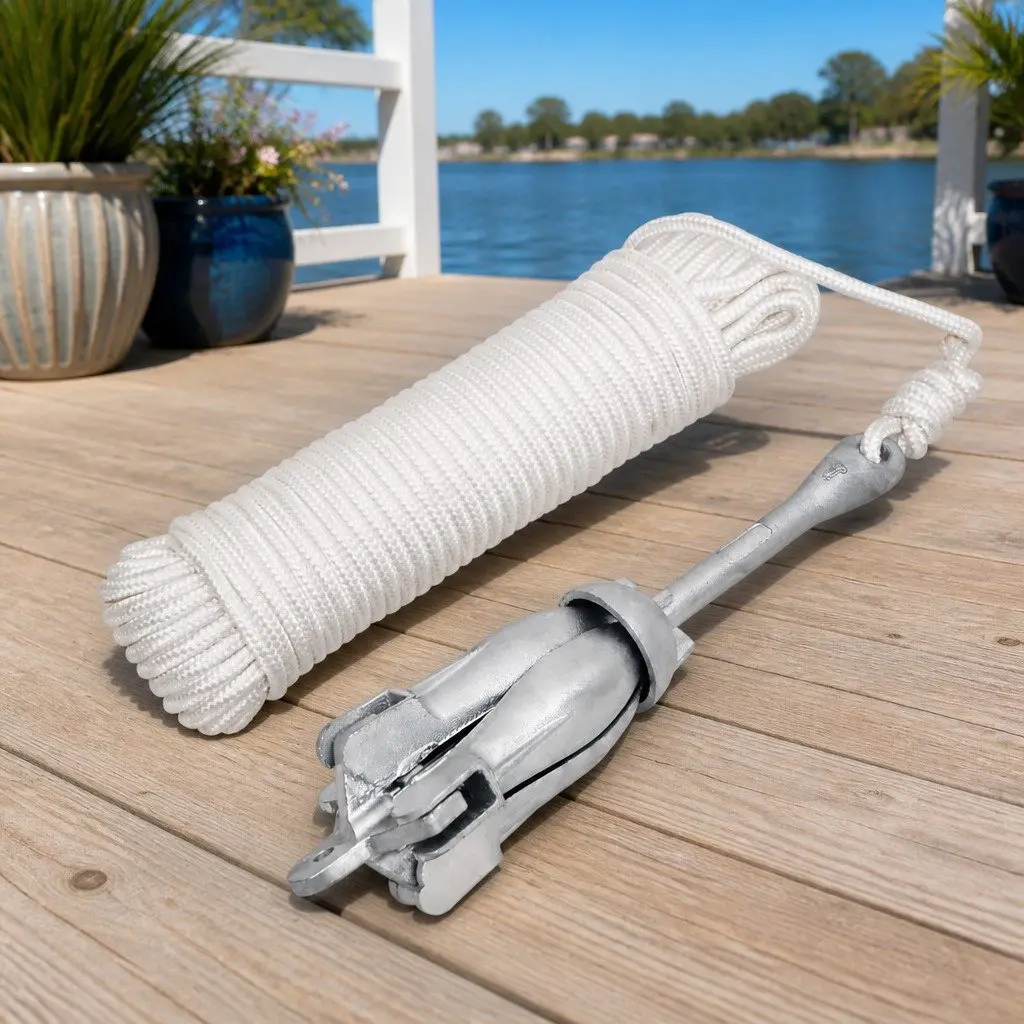 4-Claw Folding Anchor for Watercraft