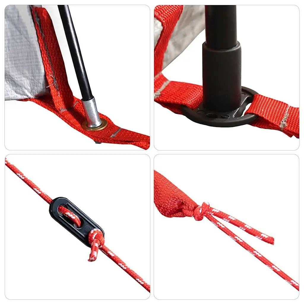 2 Person Tent Green Waterproof Mesh Ventilation Taped Seams for Camping