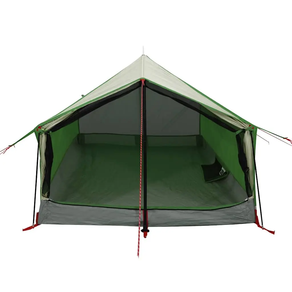 2 Person Tent Green Waterproof Mesh Ventilation Taped Seams for Camping