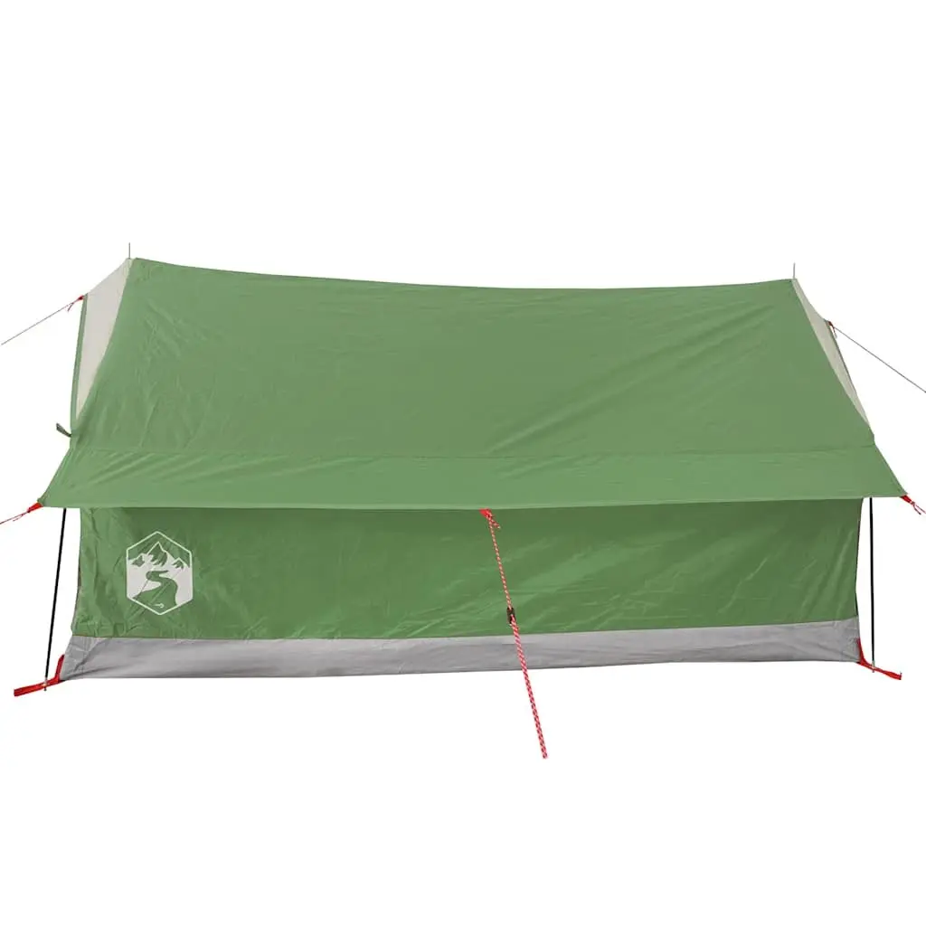 2 Person Tent Green Waterproof Mesh Ventilation Taped Seams for Camping