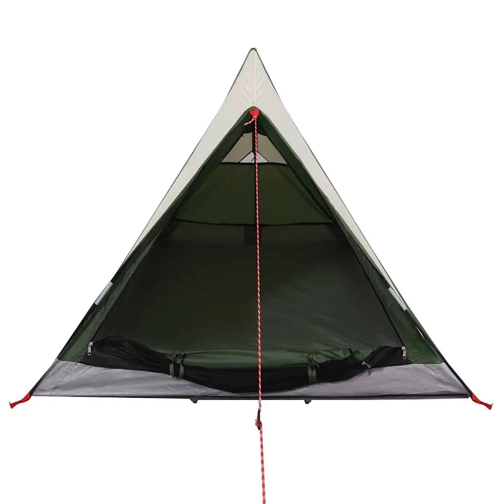 2-Person Camping Tent Green Waterproof Mosquito Protection