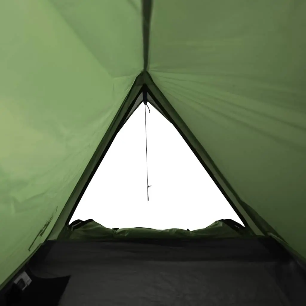 2-Person Camping Tent Green Waterproof Mosquito Protection