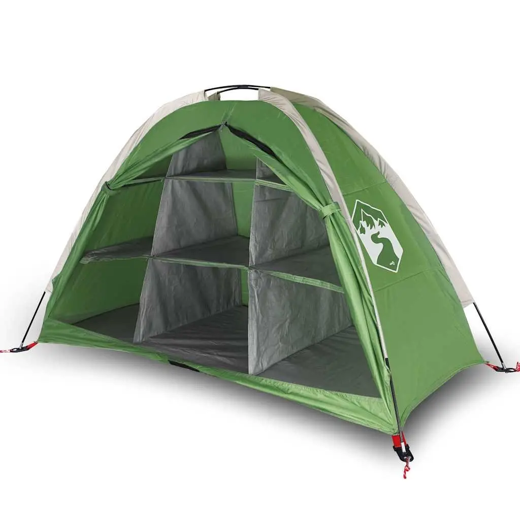 Storage Tent 9 Compartments Green Waterproof Camping Organizer Lightweight