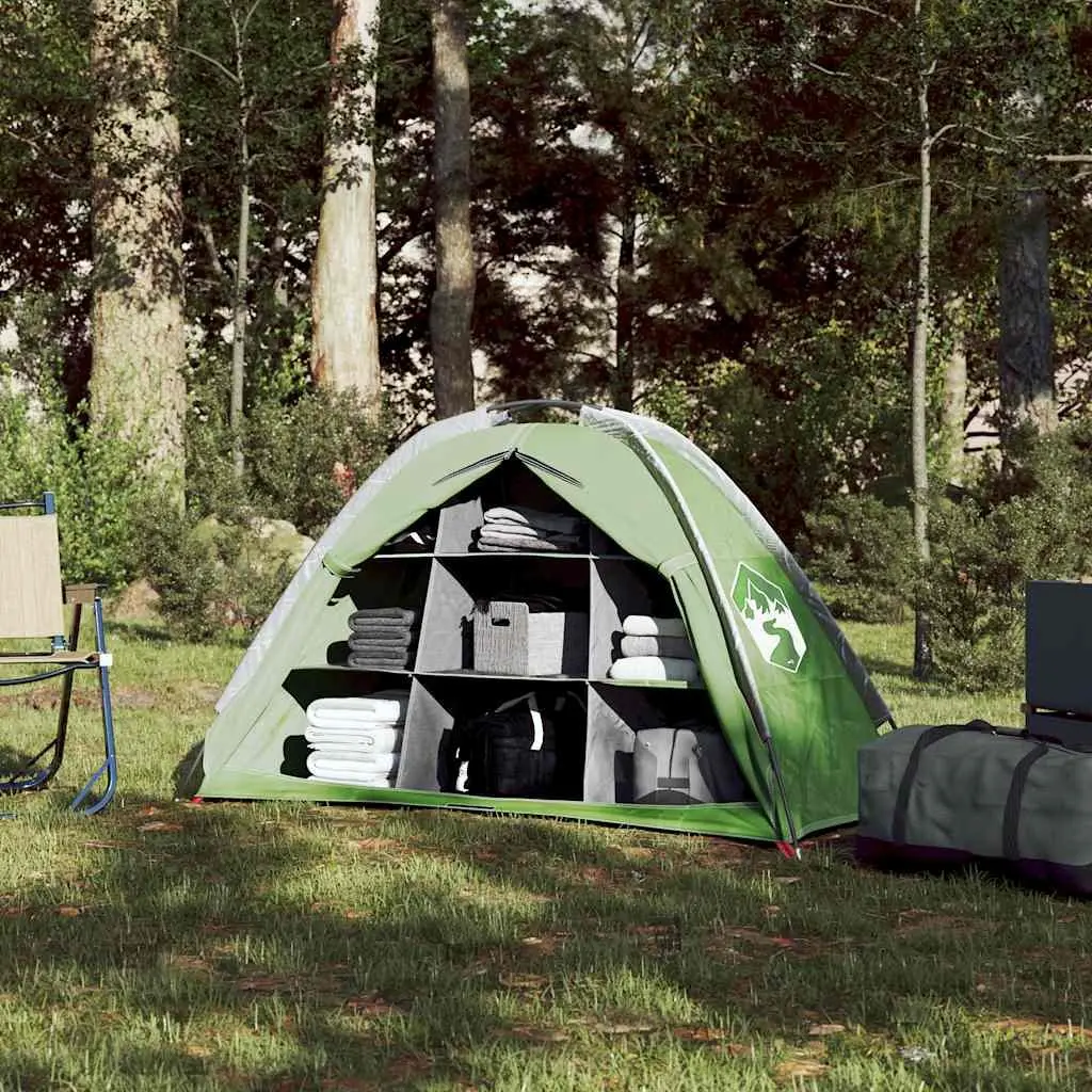 Storage Tent 9 Compartments Green Waterproof Camping Organizer Lightweight