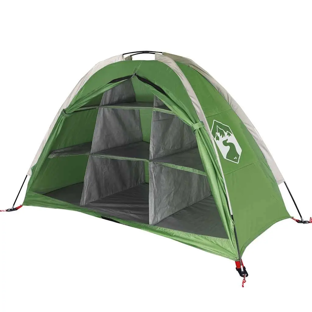 Storage Tent 9 Compartments Green Waterproof Camping Organizer Lightweight
