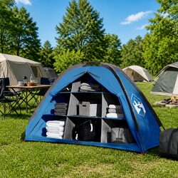 Specifications of Blue Waterproof Storage Tent