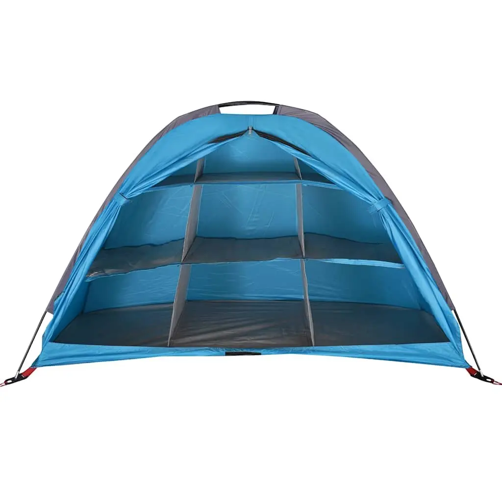Storage Tent Blue Camping Organiser 9 Compartments Waterproof Portable
