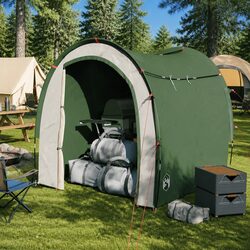 Dimensions and Materials of Green Storage Tent for Outdoors
