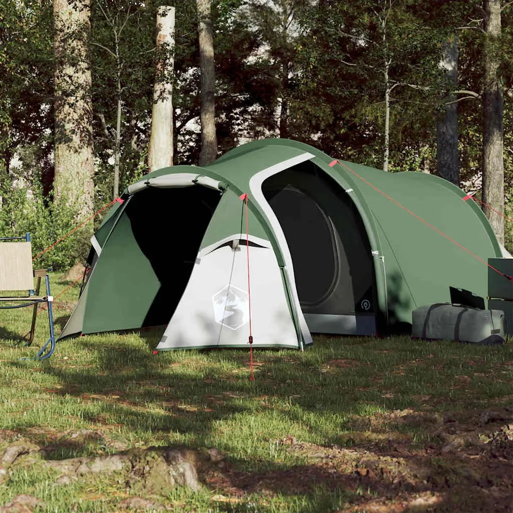3-Person Green Tunnel Camping Tent
