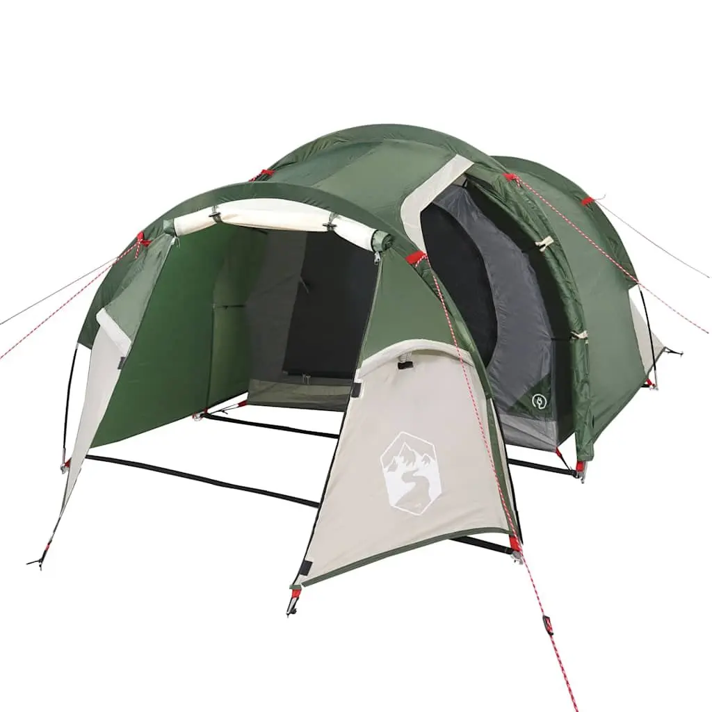 3-Person Green Tunnel Camping Tent