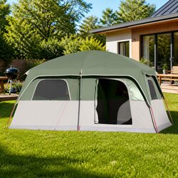 8-Person Waterproof Cabin Tent: Specs & Features