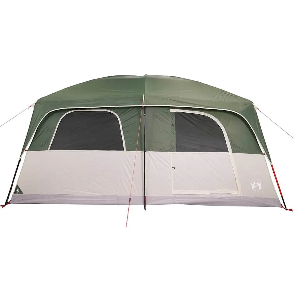 Family Tent 8-Person Cabin Waterproof Green Outdoor Camping Hiking Adventure