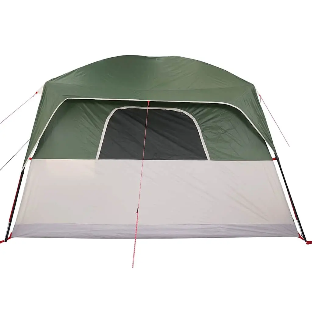 Family Tent 8-Person Cabin Waterproof Green Outdoor Camping Hiking Adventure
