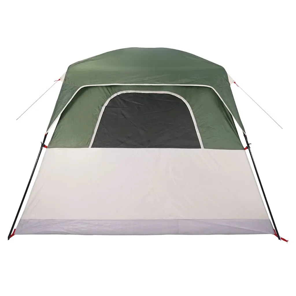 4 Person Portable Waterproof Camping Tent Green with Mesh Ventilation