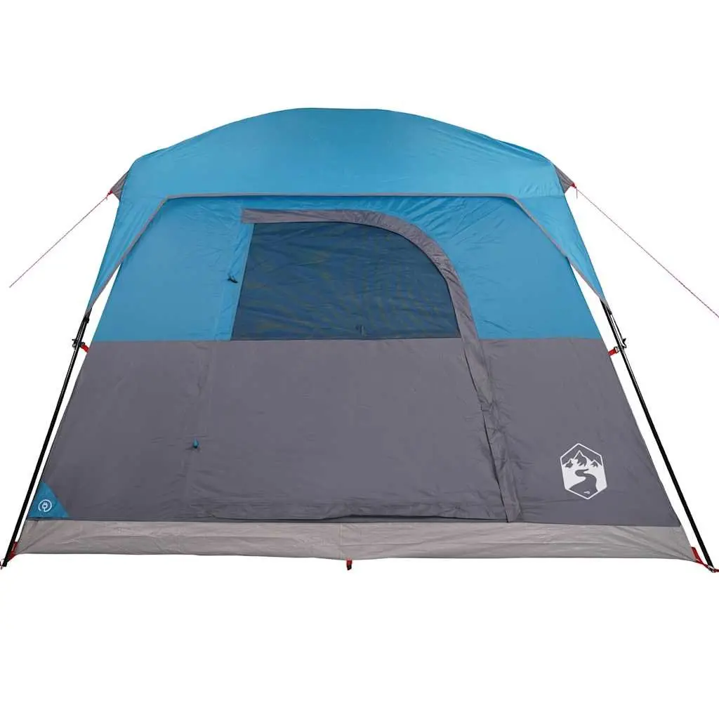 Camping Tent 4-Person Outdoor Waterproof Blue Adventure Shelter