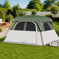 Specifications for 6-Person Camping Tent: Green, Waterproof, and More
