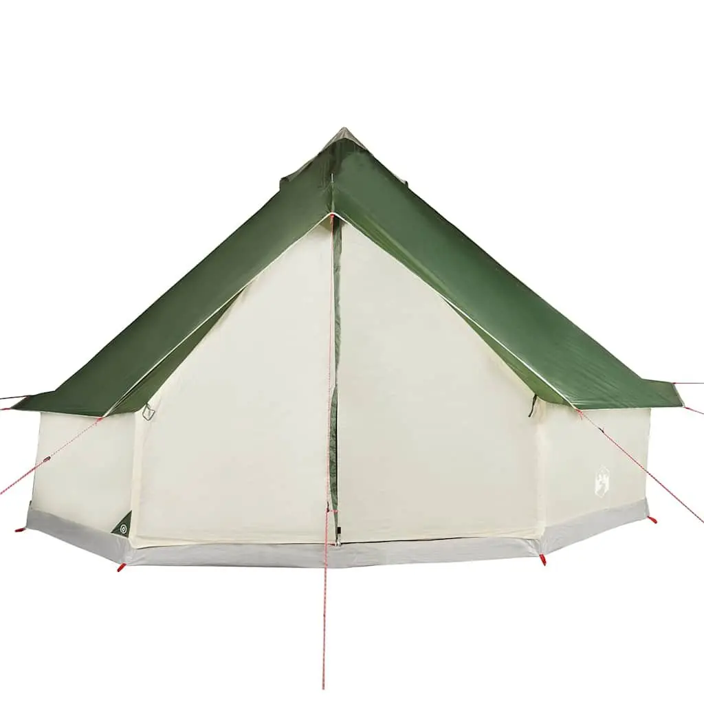 6 Person Green Tipi Camping Tent Portable Outdoor Waterproof Shelter
