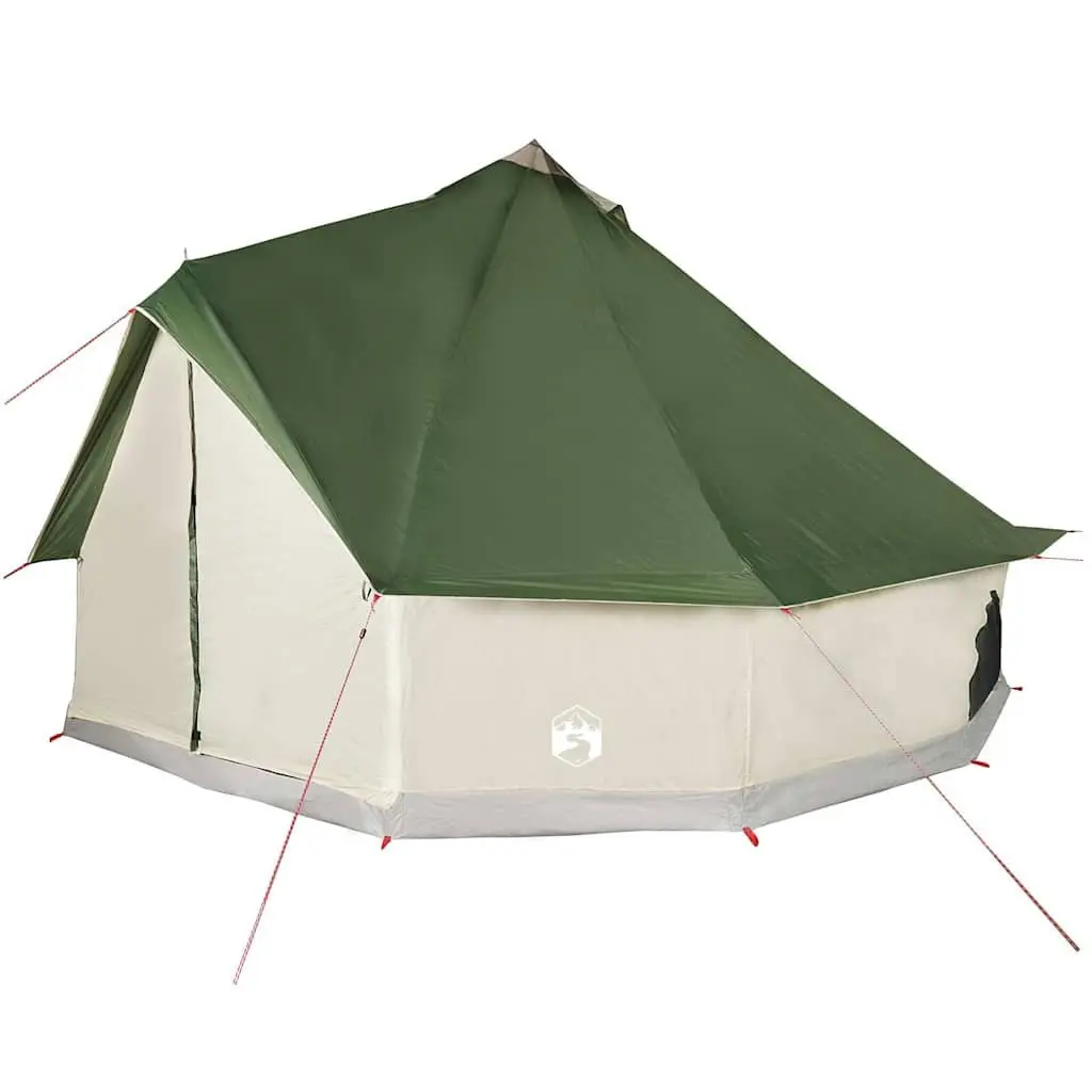 Camping Tent 8 Person Tipi Waterproof Green Outdoor Use