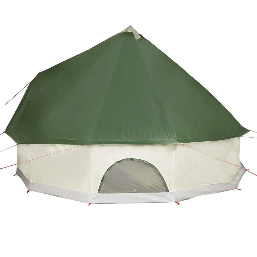 Camping Tent 8 Person Tipi Waterproof Green Outdoor Use