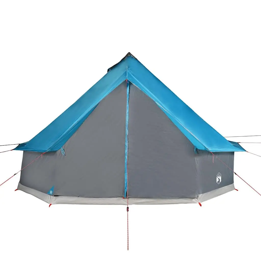 Camping Tent for Family Use 10 Person Tipi Blue Waterproof Outdoor Adventure