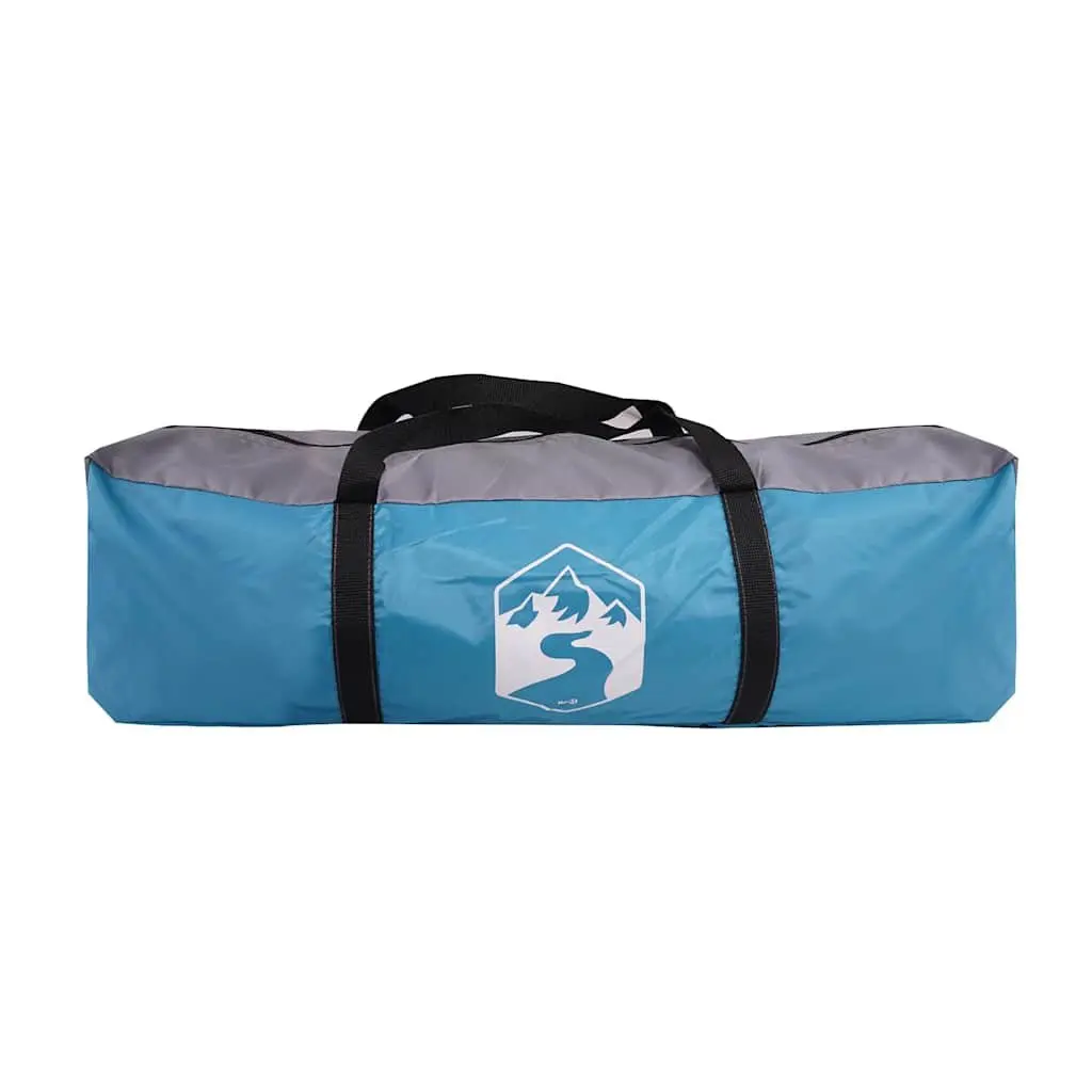 Camping Tent for Family Use 10 Person Tipi Blue Waterproof Outdoor Adventure