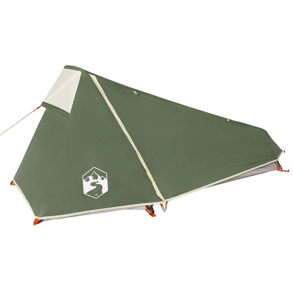 Camping Tent 1-Person Tunnel Waterproof Green Outdoor Hiking
