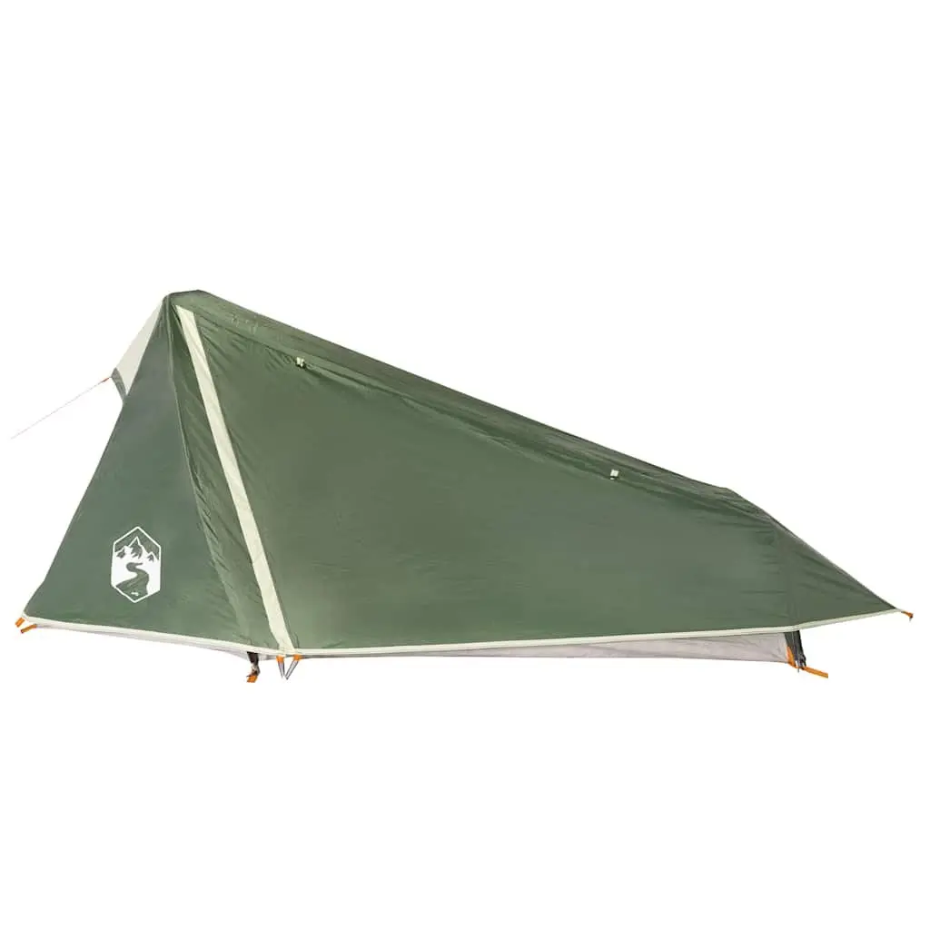 Camping Tent 1-Person Tunnel Waterproof Green Outdoor Hiking