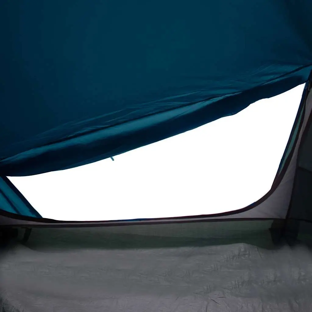 Camping Tent 1-Person Tunnel Waterproof Blue Outdoor Hiking